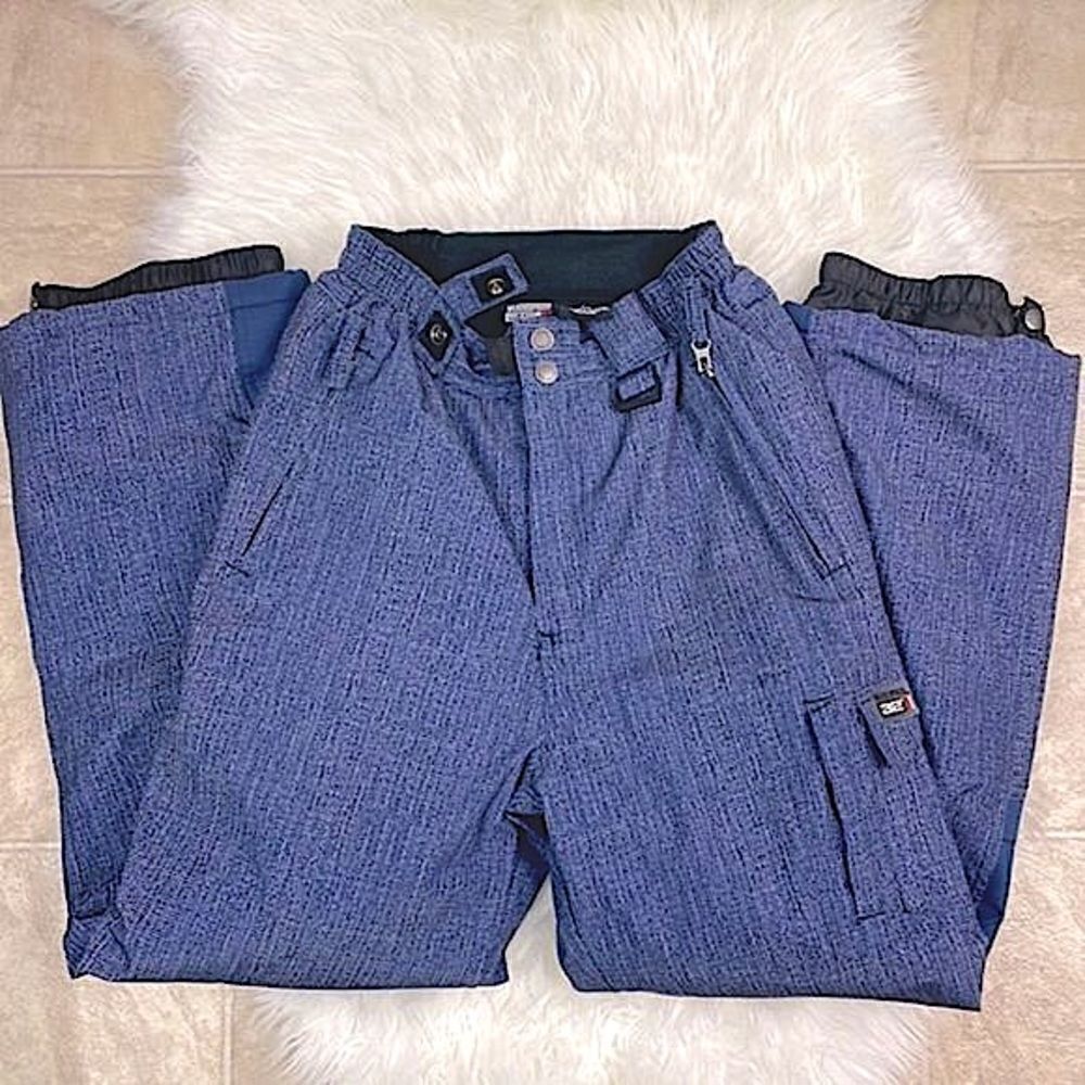 Weatherproof 32* ski pants unisex Lg 14/16 blue ⛷️🎿